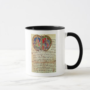 Seite von der Charterkelso-Abtei mit Tasse