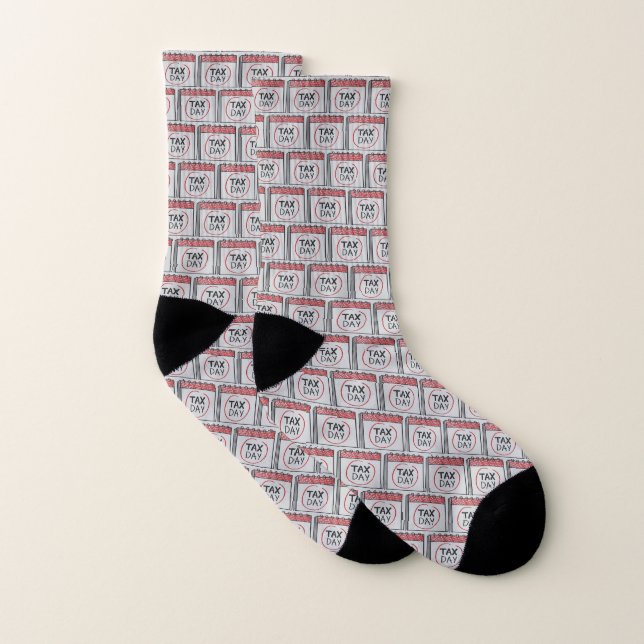 Seite zum Steuertag Socken (Paar)