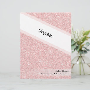 Seite zur amerikanischen Miss Pageant Binder