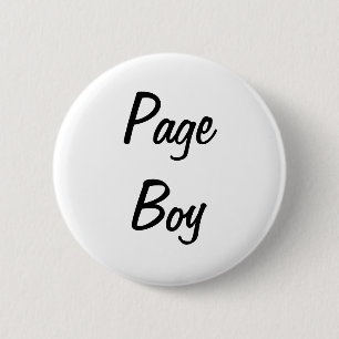 Seiten-Jungen-Abzeichen Button