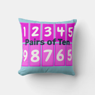 Seiten mit TEN-Farbkissen für Kinderdekoration Kissen