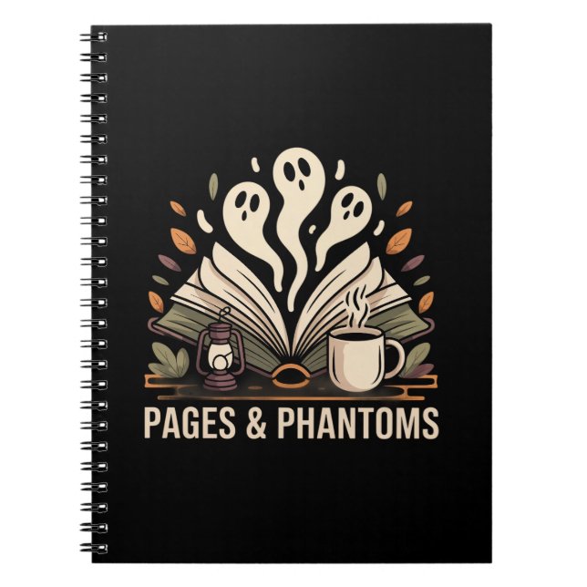 Seiten & Phantoms Cosy Reading Journal Notizblock (Vorderseite)