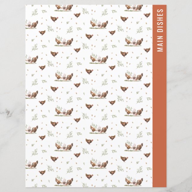 Seiten teilen | 2 Seite der Recipe Binder Seite (Vorderseite)