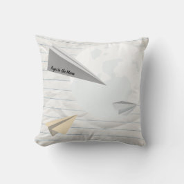 Seiten zum Mondwirbelkissen Kissen