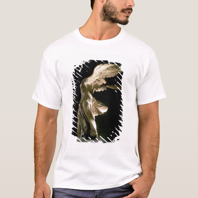 Seitenansicht des Sieges von Samothrace (Parian T-Shirt (Vorderseite)