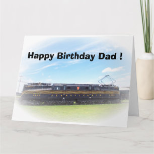 Seitenansicht Pennsylvania-Eisenbahn-GG-1 #4800 Karte