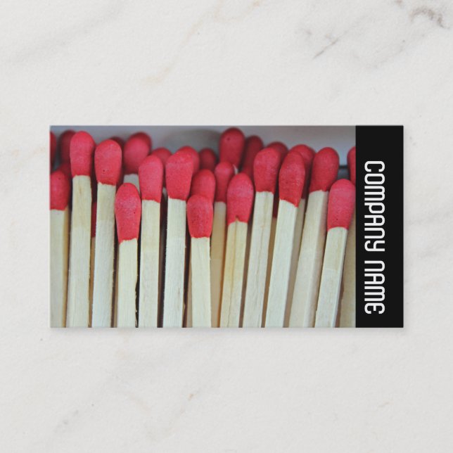 Seitenband - Matches Visitenkarte (Vorderseite)