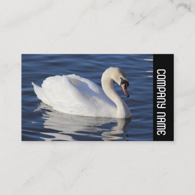 Seitenband - Mute Swan Visitenkarte (Vorderseite)