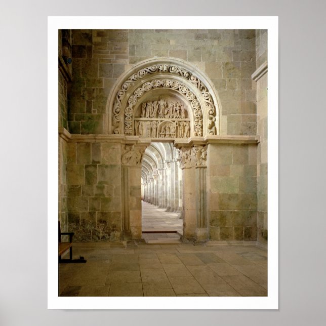 Seitenportal, c.1125 (Foto) Poster (Vorne)