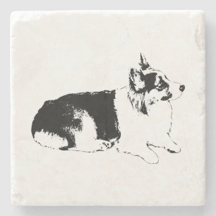 Seitenprofil-Pause Steinuntersetzer