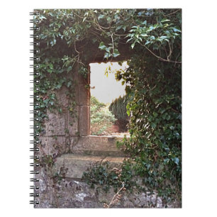 Seitenscheibe an der WestKirche Culross Notizblock