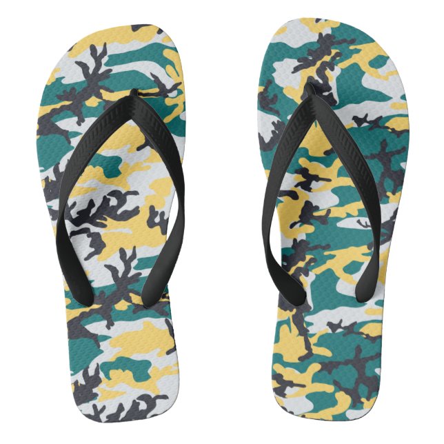 Seitentarnmuster Flip Flops (Fußbett)