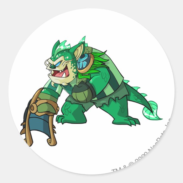 Seith Maraqua Player Runder Aufkleber (Vorderseite)