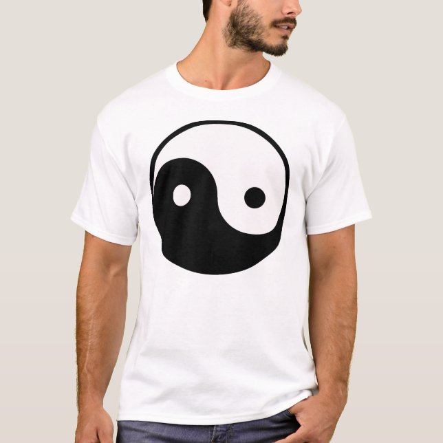 Seitlich Yin Yang T - Shirt (Vorderseite)
