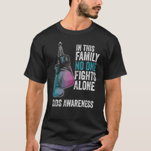 Seitliche Aufmerksamkeit Monat Handschuhe rosa und T-Shirt