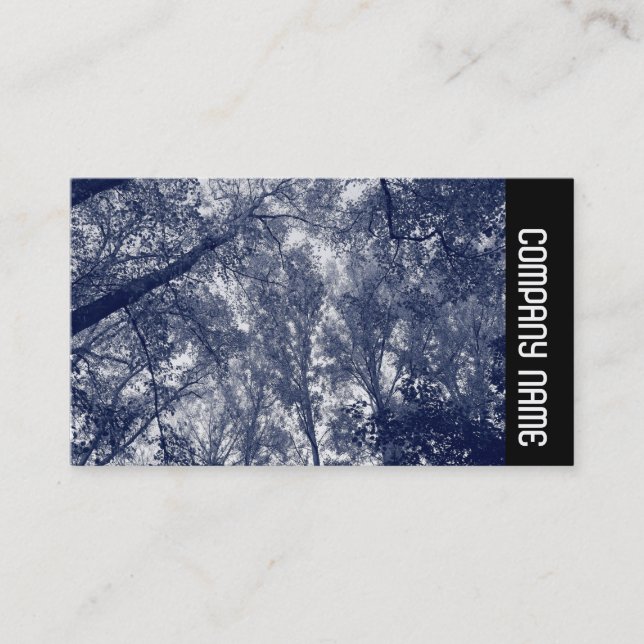 Seitliche Band - Blauer Herbst Visitenkarte (Vorderseite)