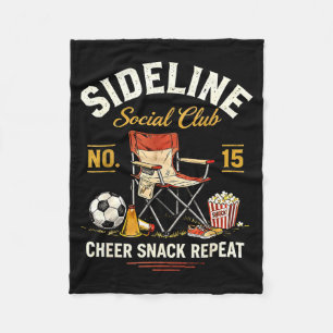 Seitliche Social Club Cheer Snack Wiederholung Soc Fleecedecke