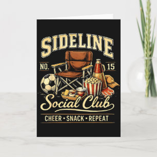 Seitliche Social Club Cheer Snack Wiederholung Soc Karte