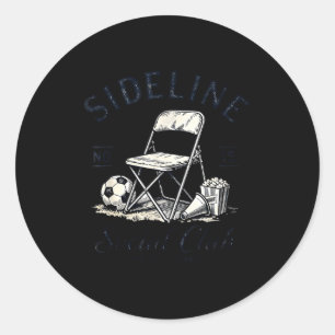 Seitliche Social Club Cheer Snack Wiederholung Soc Runder Aufkleber