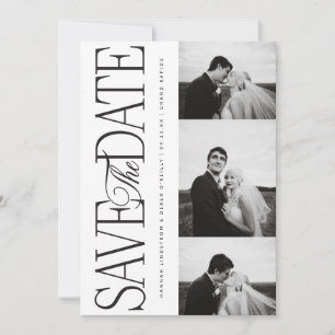Seitliches Skript Speichern Sie das Datum Foto Ank Save The Date