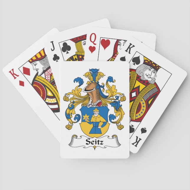 Seitz Familienwappen Spielkarten (Rückseite)