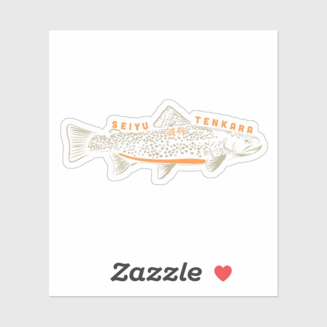 Seiyu Tenkara Tsuribaka kundenspezifische Vinyl-Au Aufkleber (Blatt)