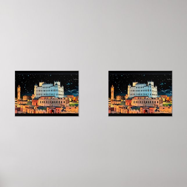 Seiyun City - Yemen Bilderwand Sets (Vorderseite)