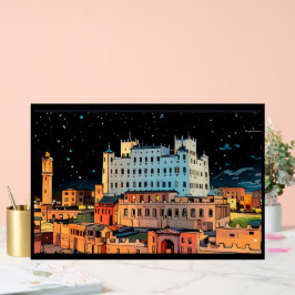 Seiyun Stadt - Jemen Acrylschild