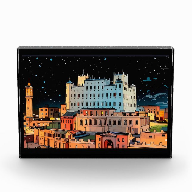Seiyun Stadt - Jemen Fotoblock (Vorderseite)