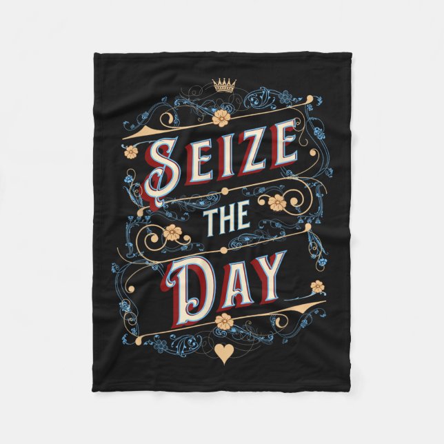 Seize The Day  Fleecedecke (Vorderseite)