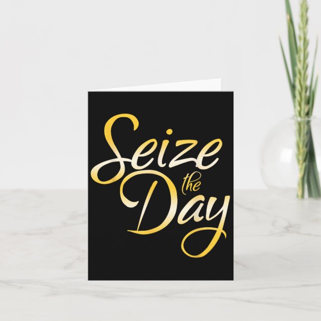 Seize The Day  Karte (Vorderseite)
