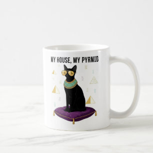 Sekhment Ägyptische Katze Bastet Göttin Pyramide Kaffeetasse