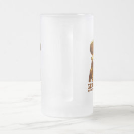 Sekhmet A Krieger Göttin von altem Ägypten Mattglas Bierglas