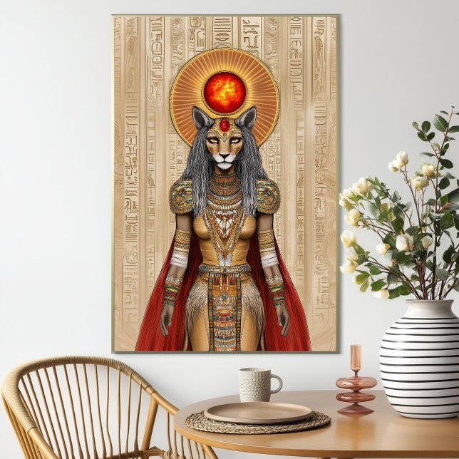 Sekhmet: Ägyptische Löwengöttin Poster (Von Creator hochgeladen)