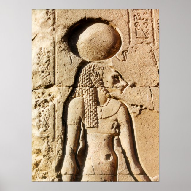 Sekhmet Katzengöttin Oberägypten Poster (Vorne)