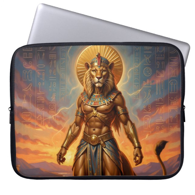 Sekhmet – Lion-Headed War Goddess´2 Laptopschutzhülle (Vorderseite)