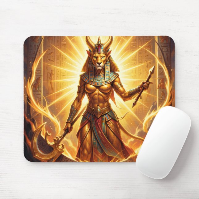 Sekhmet – Lion-Headed War Goddess´4 Mousepad (Mit Mouse)