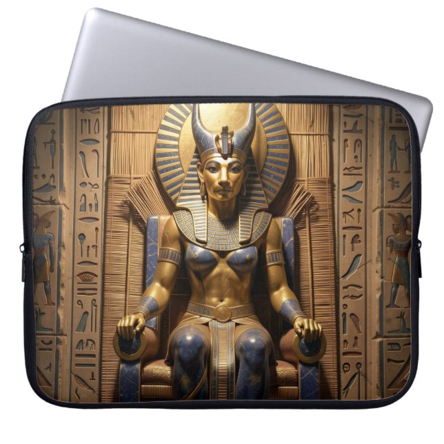Sekhmet – Lion-Headed War Goddess Laptopschutzhülle (Vorderseite)