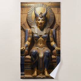 Sekhmet – Lion-Headed War Goddess Strandtuch