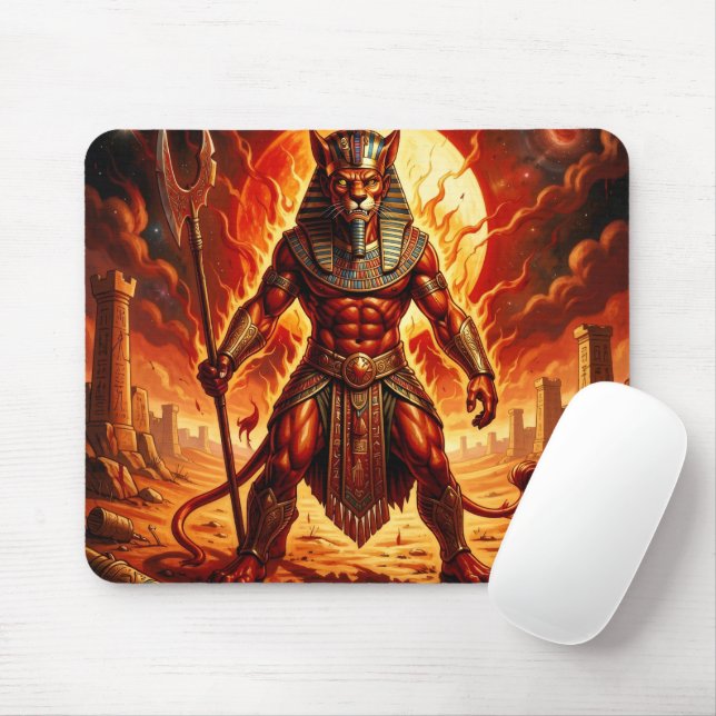 Sekhmet – Löwenköpfige Kriegsgöttin´1 Mousepad (Mit Mouse)