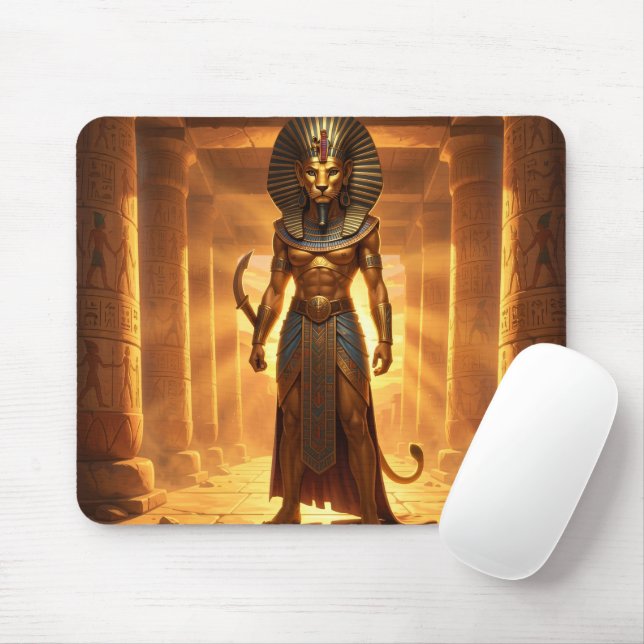 Sekhmet – Löwenköpfige Kriegsgöttin´2 Mousepad (Mit Mouse)