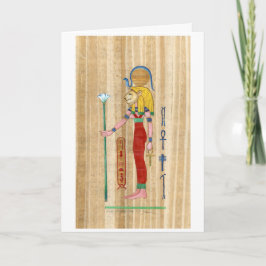 Sekhmet Papyrus Card Karte