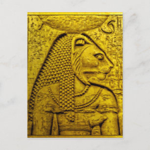 Sekhmet Postkarte