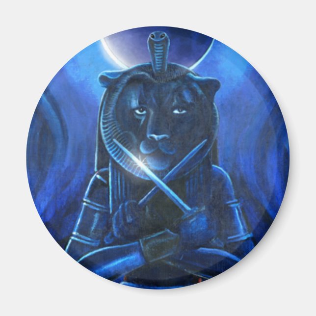 Sekhmet Protector Magnet (Vorne)