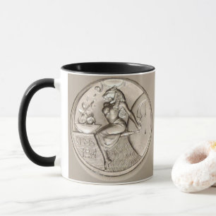 Sekhmet Two Ounce Solid .999 Silver Round Tasse