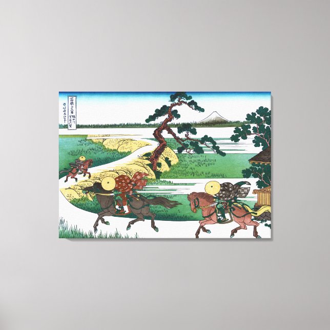 Sekiya Village am Sumida River Leinwanddruck (Vorderseite)