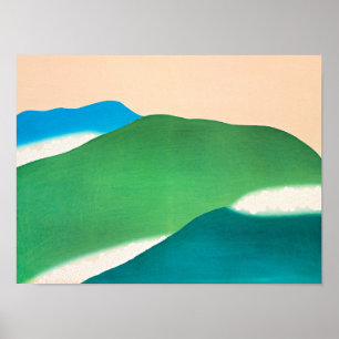 Sekka - Grüne Berge, Kunstmalerei, Poster