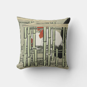 Sekka Roosters aus Momoyogusa japanische Kunst Kissen