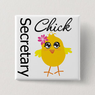 Sekretär Chick Button