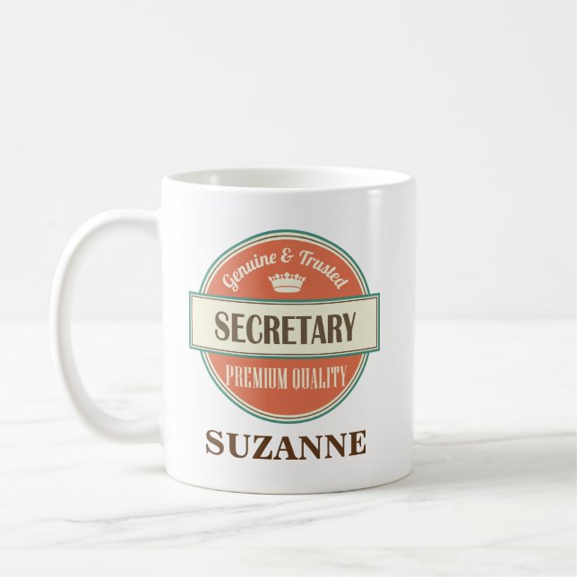 Sekretär Personalized Office Mug Gift Kaffeetasse (Links)